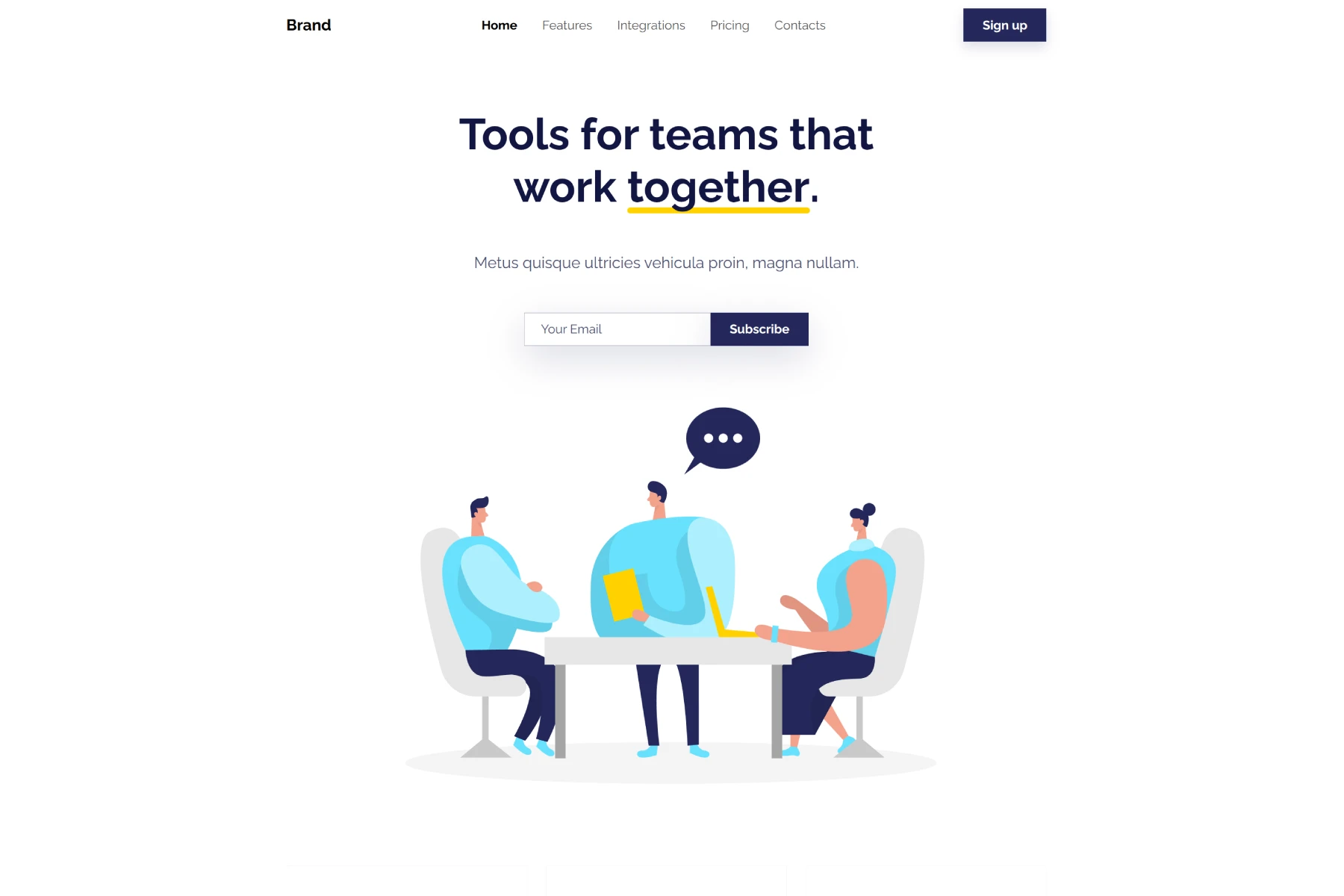 Landing Page