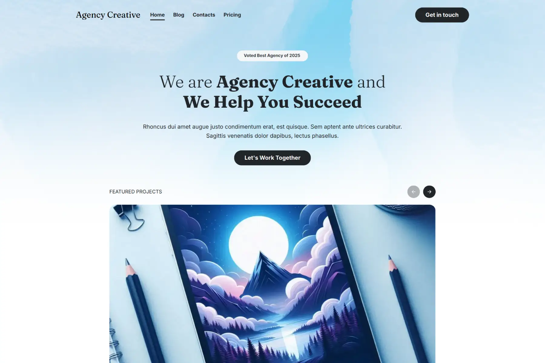 Landing Page
